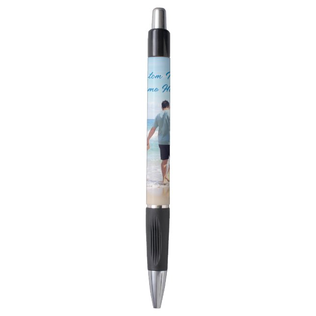Photo personnalisée Stylo texte Votre cadeau photo (Devant (Vertical))