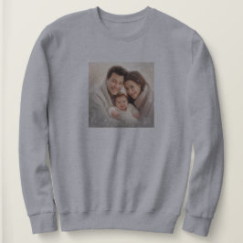 Photo personnalisée Sweatshirt de la fête des mère