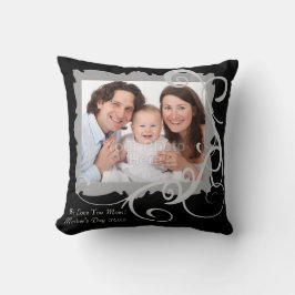 Photo personnalisée tourbillonnant Coussin de la f