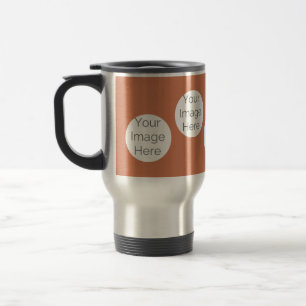Photo personnalisée Voyage de la fête Mug - Mocha 