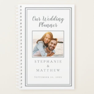 Photo personnalisée wedding planner Gris et blanc