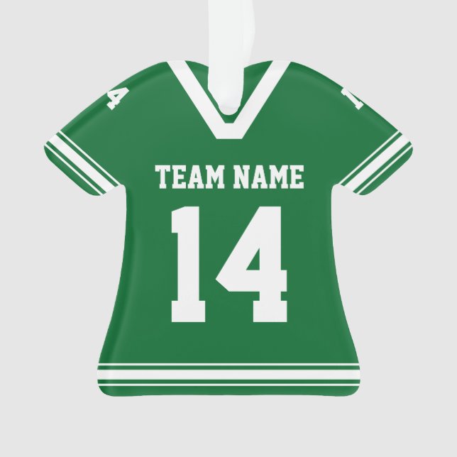 Photo personnelle de football Jersey Green (devant)
