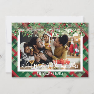 Photo Plaid Carte de Noël personnalisée Fête
