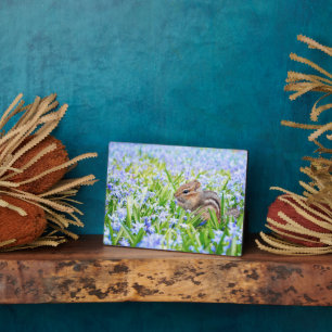 Photo Plaque Art Décor Chipmunk