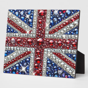 Photo Plaque aux couleurs britanniques Design moderne