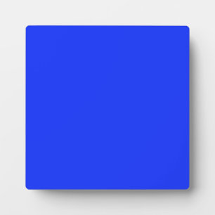Photo Plaque avec Arrière - plan bleu néon brillant