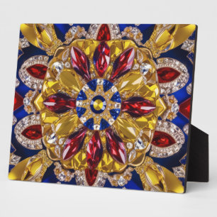 Photo Plaque avec Colombie Couleurs Design moderne