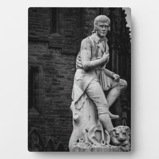 Photo Plaque Burns Statue