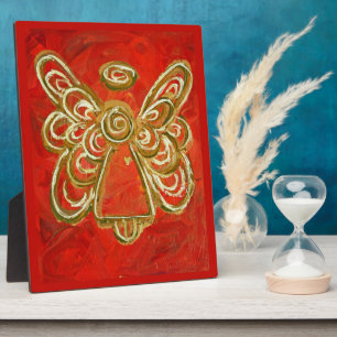 Photo Plaque Cadeau d'Art de Peinture d'Ange Rouge Gardi