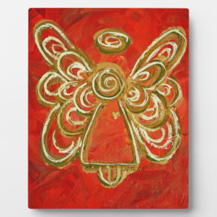 Photo Plaque Cadeau d'Art de Peinture d'Ange Rouge Gardi