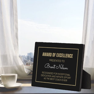 Photo Plaque cadeau de l'entraîneur