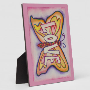 Photo Plaque cadeau de peinture papillon inspirant l'amo
