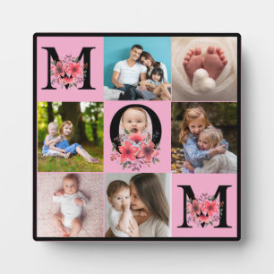 Photo Plaque cadeau MOM Collage Multiphoto moderne