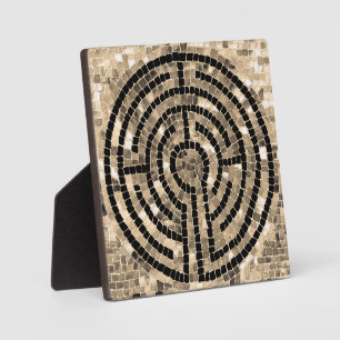 Photo Plaque Carré LABYRINTH V 5.25 avec Easel