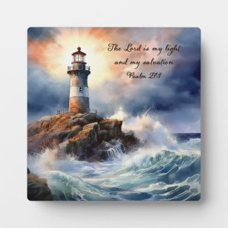 Photo Plaque chrétienne du phare