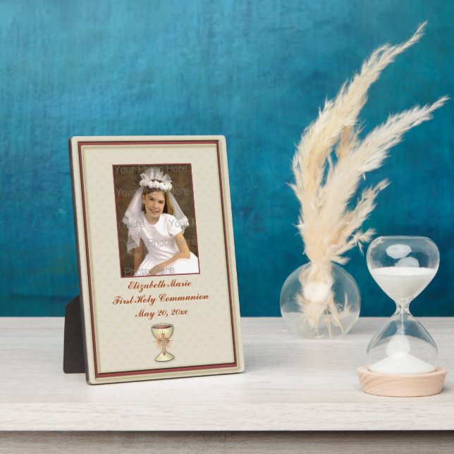 Photo Plaque commémorative de la première communion (Côté)