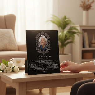 Photo Plaque commémorative du Psaume 23 en souvenir aima