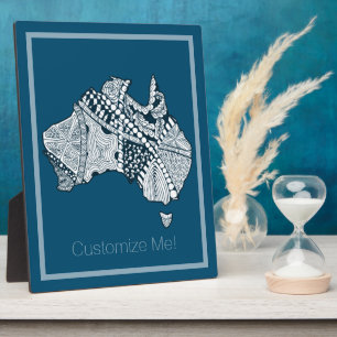 Photo Plaque d'art australienne