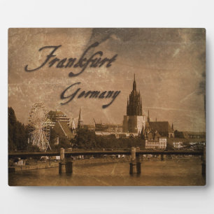 Photo Plaque d'art de Francfort Allemagne