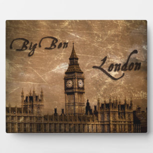Photo Plaque de Big Ben, Londres