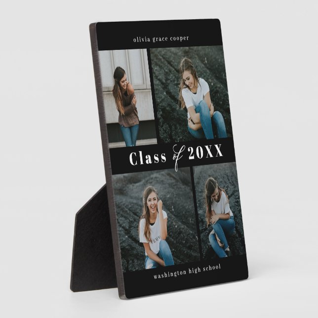 Photo Plaque de graduation en COULEUR modifiée (Côté)