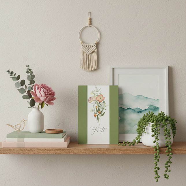 Photo Plaque de la foi fleur sauvage (Créateur téléchargé)