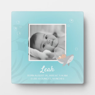 Photo Plaque de l'Easel pour bébé de requin doux