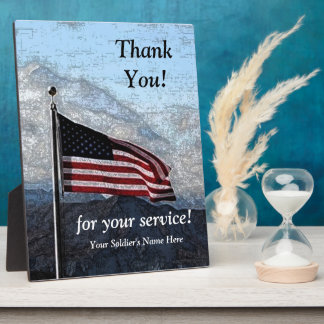 Photo Plaque de Merci militaire