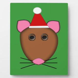 Photo Plaque de souris joyeux Noël