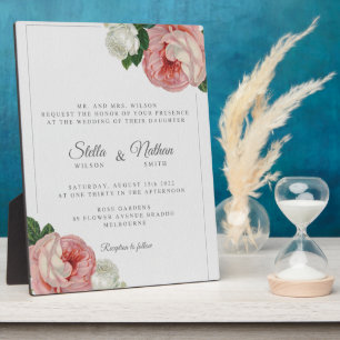 Photo Plaque de table avec Easel