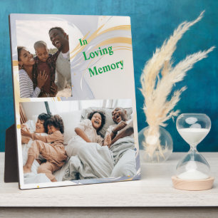 Photo Plaque de table personnalisée En souvenir affectue