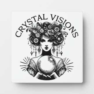 Photo Plaque de tableau femme mystique Visions en crista