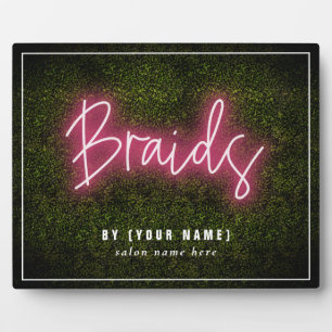Photo Plaque de tresses professionnelles Neon Boxwood Ha