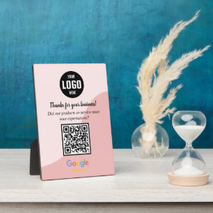 Photo Plaque d'entreprise avec code QR personnalisé pour