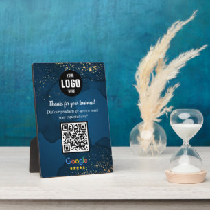 Photo Plaque d'entreprise avec code QR personnalisé pour