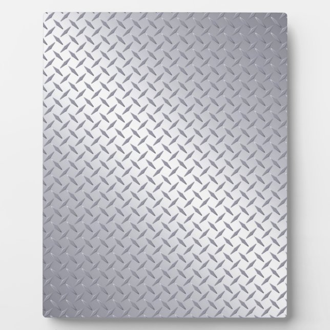 Photo Plaque diamant en acier brillant (Devant)