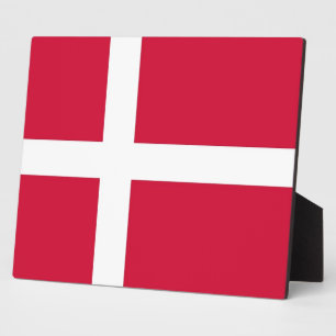 Photo Plaque Drapeau Danoise