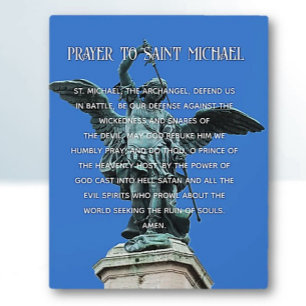 Photo Plaque du chevalet de prière St. Michael