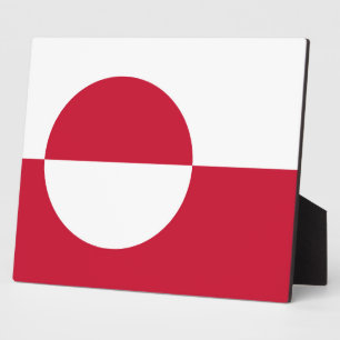 Photo Plaque du drapeau du Groenland