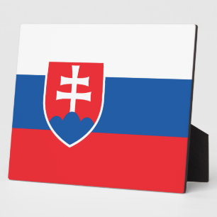 Photo Plaque du drapeau slovaque