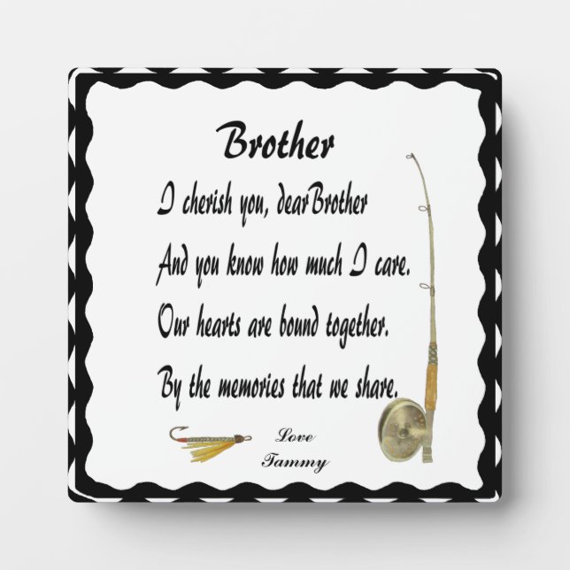 PHOTO PLAQUE FRÈRE (Devant)