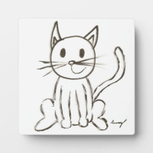Photo Plaque Kitty Peint