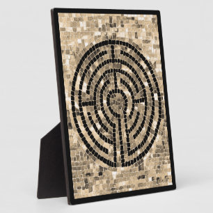 Photo Plaque LABYRINTH V 8x10 avec Easel - Noir
