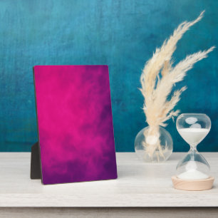 Photo Plaque Magenta violet personnalisée