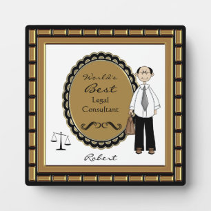 Photo Plaque masculine du meilleur avocat du monde