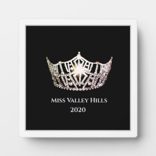 Photo Plaque Miss America Silver Crown Awards