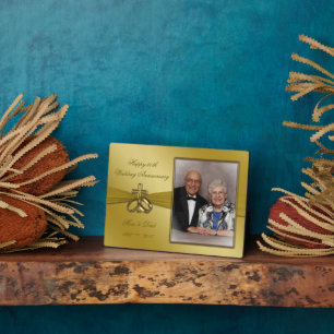 Photo Plaque religieuse du 50e anniversaire du Mariage d