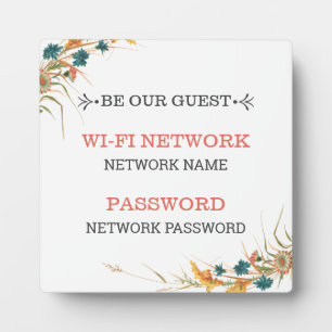 Photo Plaque réseau Wifi