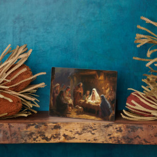 Photo Plaque spirituelle Jesus Manger