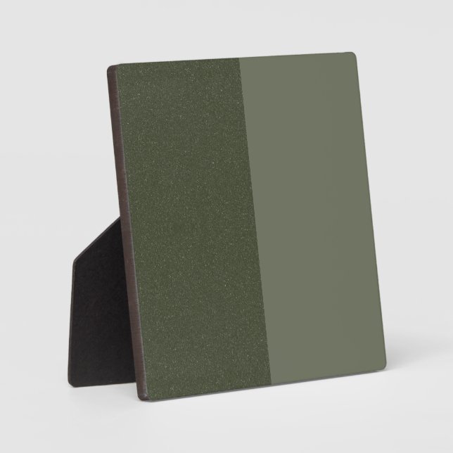 Photo Plaque Tabletop personnalisable Moss Green (Recto)